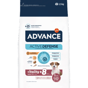 advance viatlity senior mini +8 cão