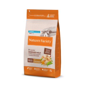 nature´s variety healthy grain puppy mini com frango