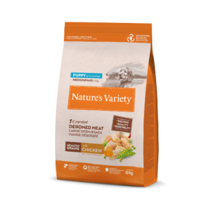 nature´s variety healthy grain puppy com frango