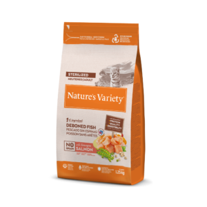 nature´s variety no grain sterilized com salmão da noruega