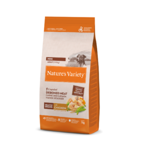 nature´s variety healthy grain adult mini com frango