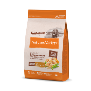 nature´s variety healthy grain adult med/maxi cão