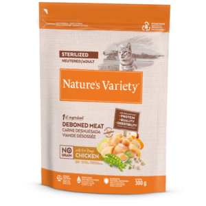 nature´s variety no grain sterilized com frango
