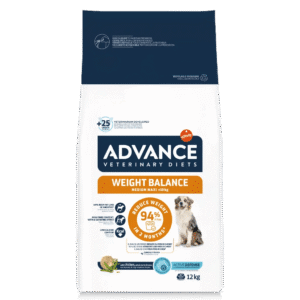advance weight balance cão médio